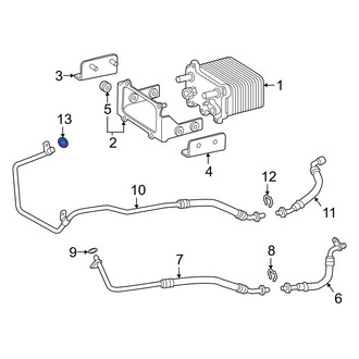 Mercedes-Benz OE - Automatic Transmission Oil Cooler Hose O-Ring