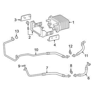 Mercedes-Benz OE - Cooling - Trans Oil Cooler