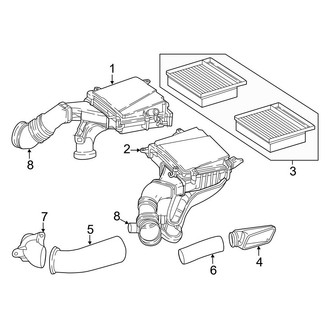 Mercedes-Benz OE - Engine - Air Intake (6.0L)