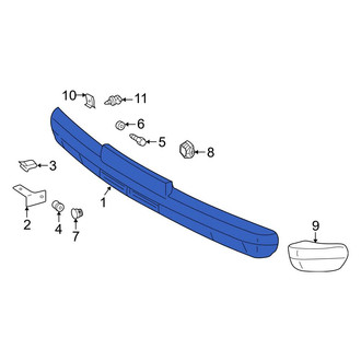 Mercedes-Benz OE - Front Bumper Face Bar
