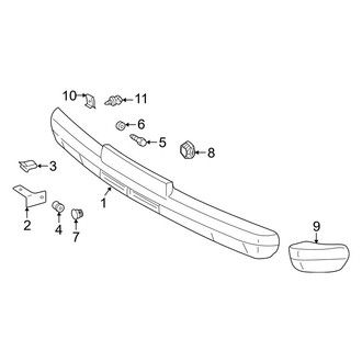 Mercedes-Benz OE - Front Bumper - Bumper & Components