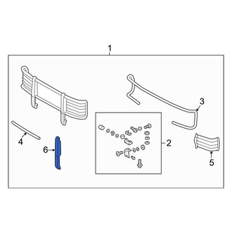 Mercedes-Benz OE - Front Left Bumper Guard