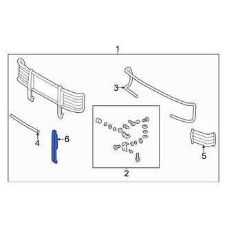 Mercedes-Benz OE - Front Left Bumper Guard