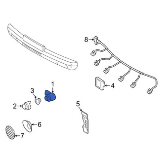 Mercedes-Benz OE - Front Parking Aid Sensor