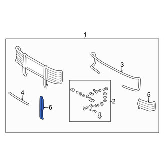Mercedes-Benz OE - Front Left Bumper Guard