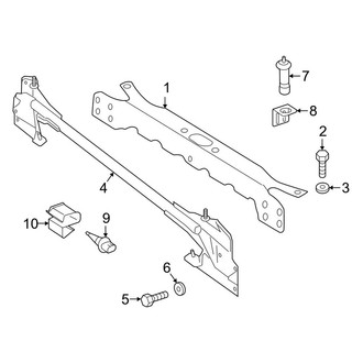 Mercedes-Benz OE - Radiator Support