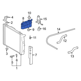 Mercedes-Benz OE - Engine Coolant Reservoir