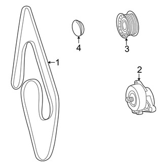 Mercedes-Benz OE - Cooling - Belts & Pulleys (5.0L)