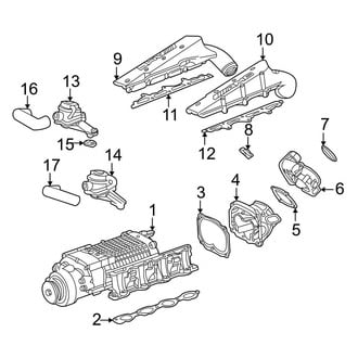 Mercedes-Benz OE - Engine - Supercharger & Components (5.5L)