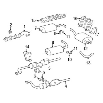 Mercedes-Benz OE - Exhaust System - Exhaust Components