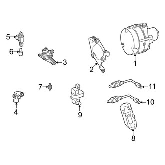 Mercedes-Benz OE - Emission System - Emission Components (5.5L)