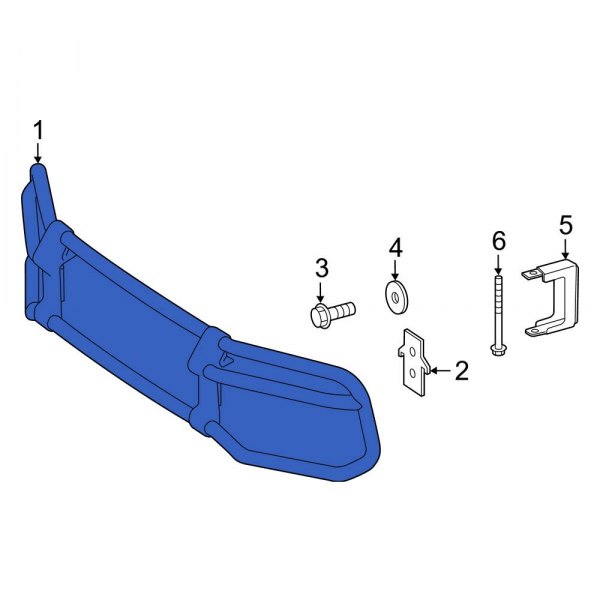 MercedesBenz OE 4638807801 Front Bumper Guard