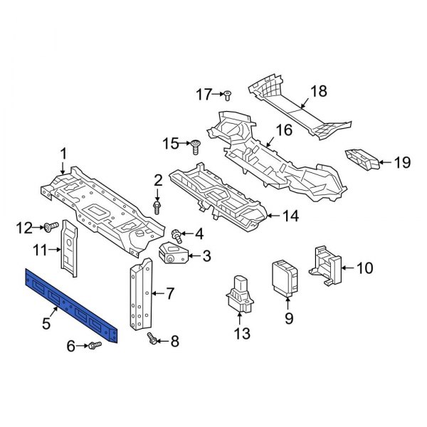 Radiator Support Tie Bar