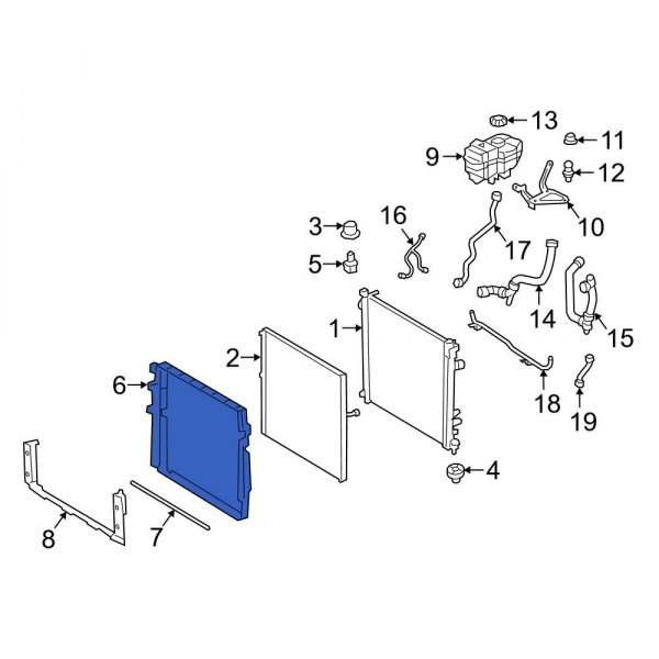 Radiator Support Panel