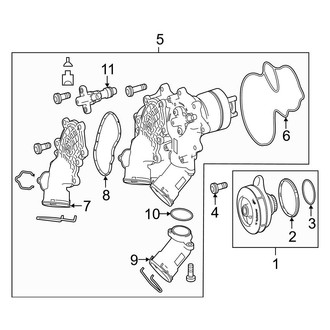 Mercedes-Benz OE - Cooling - Water Pump