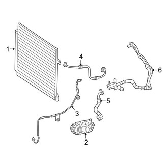 Mercedes-Benz OE - Air Conditioner & Heater - Condenser, Compressor & Lines (Base)