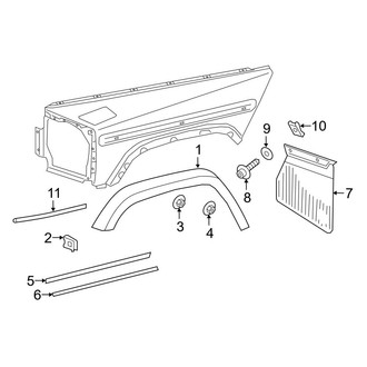 Mercedes-Benz OE - Fender - Exterior Trim