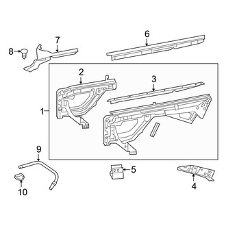 Mercedes-Benz OE - Fender - Inner Components