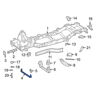Mercedes-Benz OE - Front Frame Side Member Crossmember