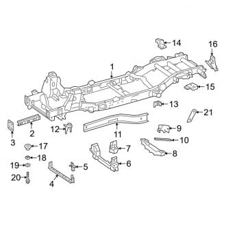 2021 Mercedes G Class Oem Chassis Frames & Body Parts — Carid.com