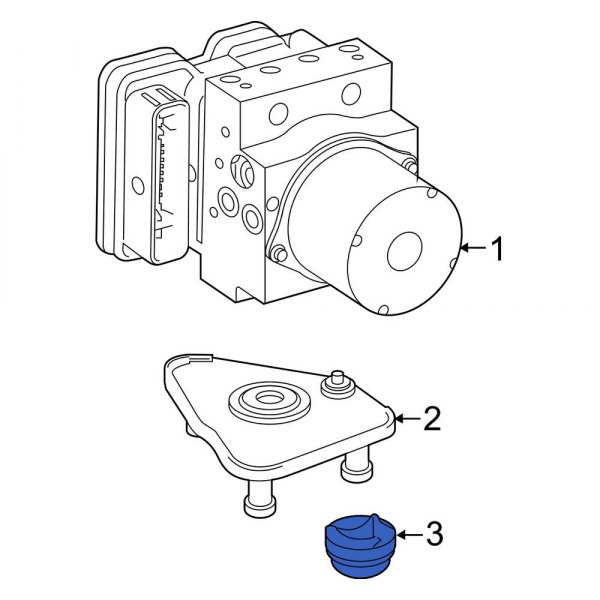 ABS Pump and Motor Assembly Insulator