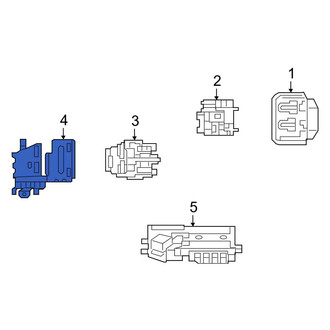 Mercedes-Benz OE - Left Fuse and Relay Center Bracket