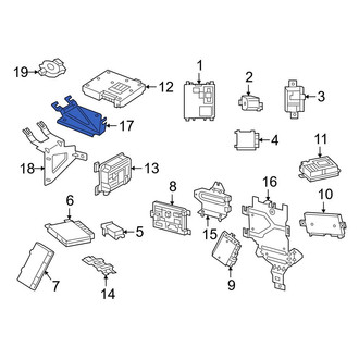 Mercedes-Benz OE - Infotainment Display Control Module Bracket