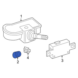 Mercedes-Benz OE - Tire Pressure Monitoring System (TPMS) Sensor Nut
