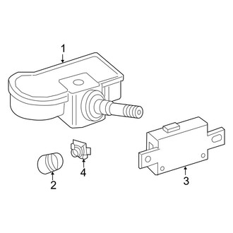 Mercedes-Benz OE - Electrical - Tire Pressure Monitor Components (Base)