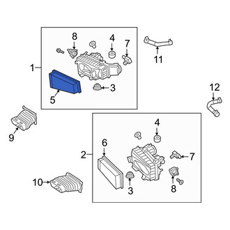 Mercedes-Benz OE - Right Engine Air Filter