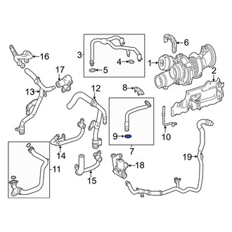 Mercedes-Benz OE - Turbocharger Oil Line O-Ring