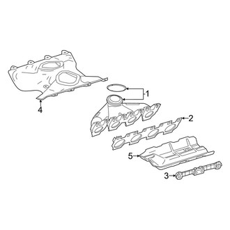 Mercedes-Benz OE - Exhaust System - Manifold