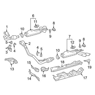 Mercedes-Benz OE - Exhaust System - Exhaust Components (Base)