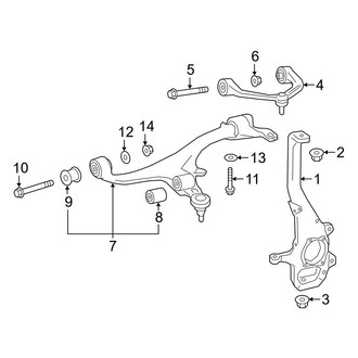 Mercedes-Benz OE - Front Suspension - Suspension Components
