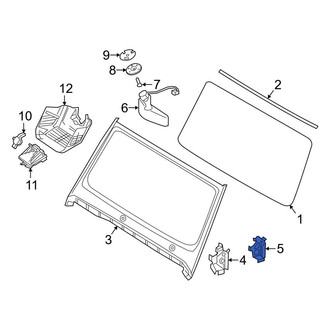 Mercedes-Benz OE - Front Left Inner Windshield Frame Reinforcement