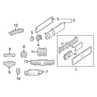 Mercedes-Benz OE - Instrument Panel - Cluster & Switches