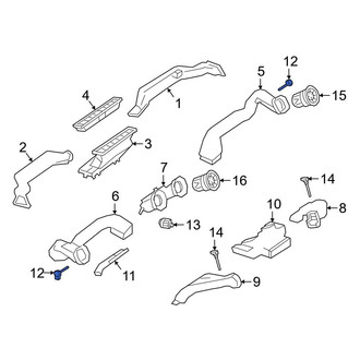 Mercedes-Benz OE - HVAC Duct Air Temperature Sensor