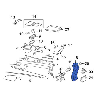 Mercedes-Benz OE - Rear Console Trim Panel