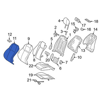 Mercedes-Benz OE - Front Left Seat Back Cushion Cover