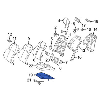Mercedes-Benz OE - Front Left Lower Seat Heater Pad