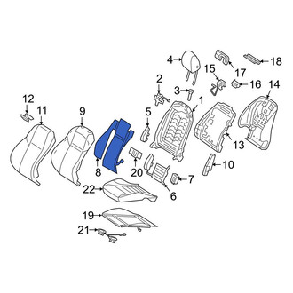 Mercedes-Benz OE - Front Left Upper Seat Heater Pad