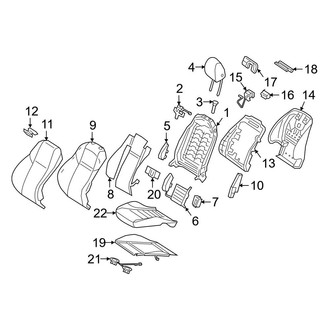 Mercedes-Benz OE - Seats & Tracks - Passenger Seat Components