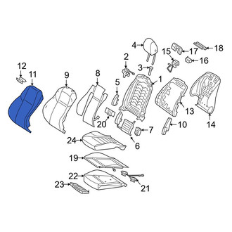 Mercedes-Benz OE - Front Left Seat Back Cushion Cover
