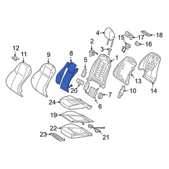 Mercedes-Benz OE - Front Left Upper Seat Heater Pad