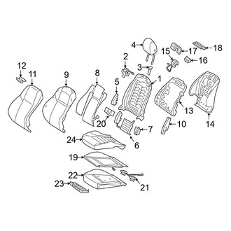 Mercedes-Benz OE - Seats & Tracks - Driver Seat Components