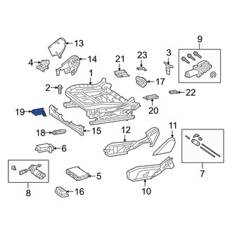 Mercedes-Benz OE - Seat Track Cover