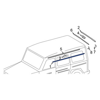 Mercedes-Benz OE - Left Roof Molding