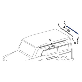 Mercedes-Benz OE - Rear Roof Molding