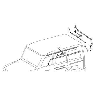 Mercedes-Benz OE - Roof - Exterior Trim