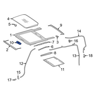 Mercedes-Benz OE - Sunroof Motor